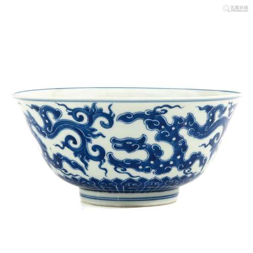 A Blue and White Bowl