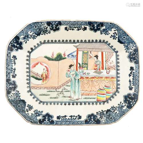 A Famille Rose Serving Tray