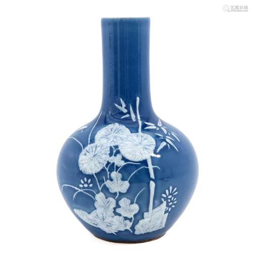 A Blue and White Vase