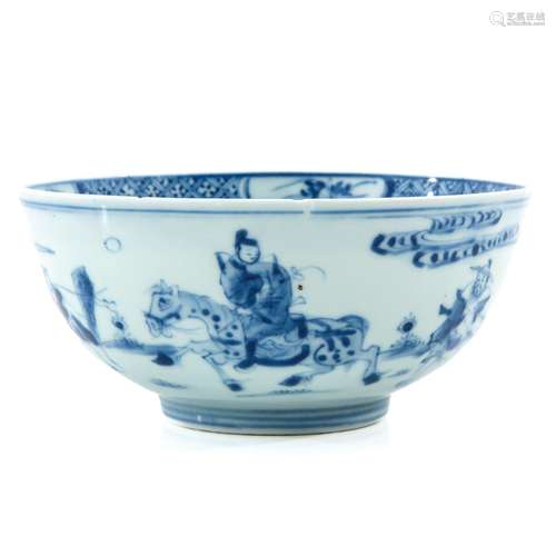 A Blue and White Bowl