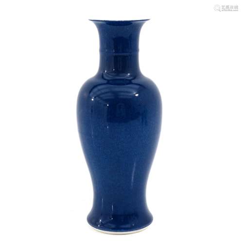 A Powder Blue Glaze Vase