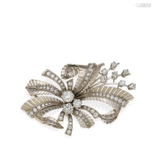 Diamond Brooch