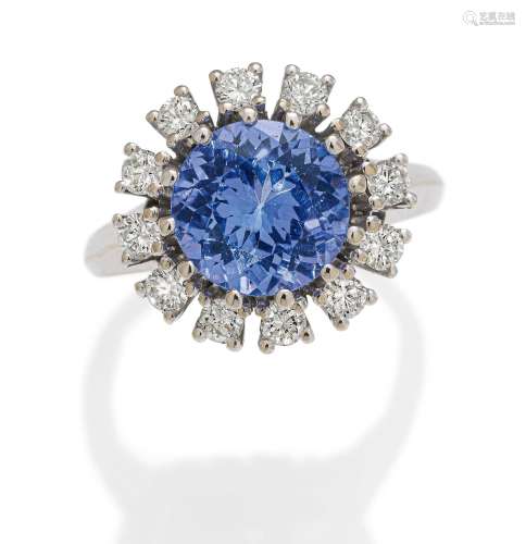 Tanzanite Diamond Ring