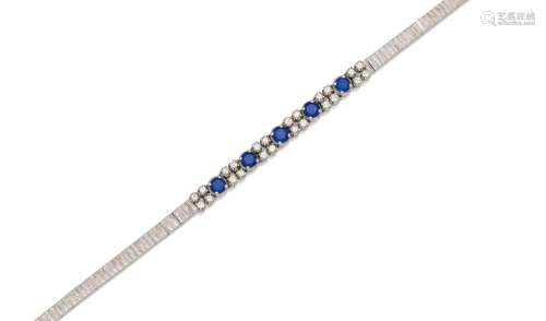 Sapphire Diamond Bracelet