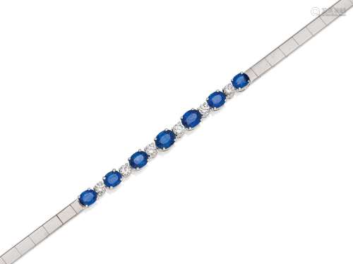 Sapphire Diamond Bracelet