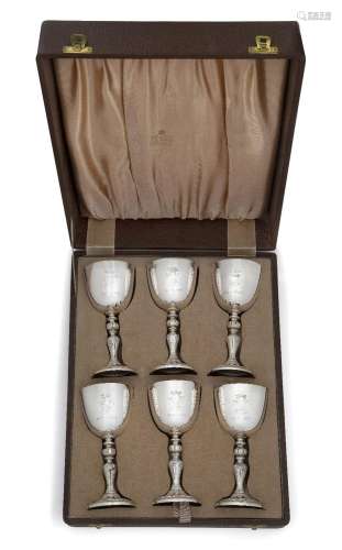 A cased set of six limited edition Elizabeth II silver comme...