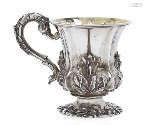 A William IV silver christening cup, London, 1831, Charles F...