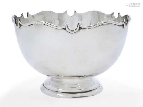 A George V silver Monteith-style punch bowl, Birmingham, 193...