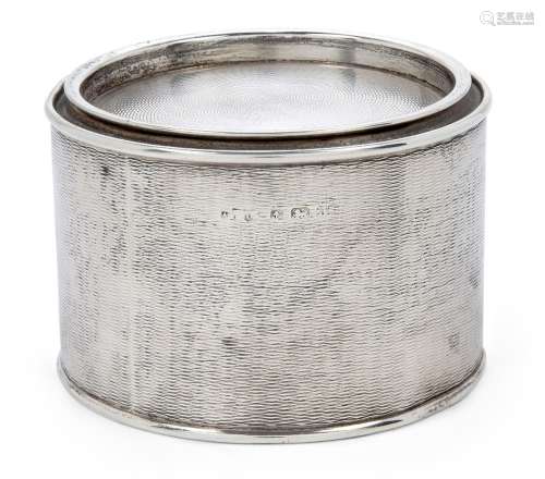 An Asprey & Co. novelty silver 'paint tin' tea caddy, Bi...