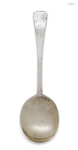 A 17th century West Country silver Puritan spoon, Exeter, c....
