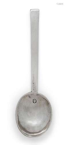 A Charles II silver Puritan spoon, London, 1664, Steven Vena...