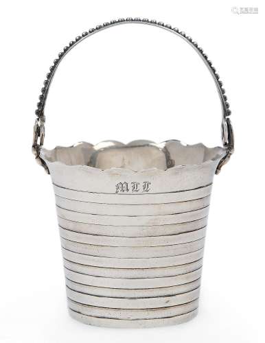 A George III silver cream pail, London 1762, Samuel Meriton ...