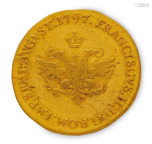 A German States 8 Schilling gold pattern coin