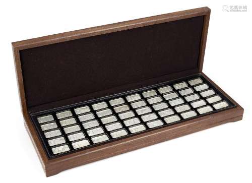 A limited edition cased set of '1000 Years of British Monarc...