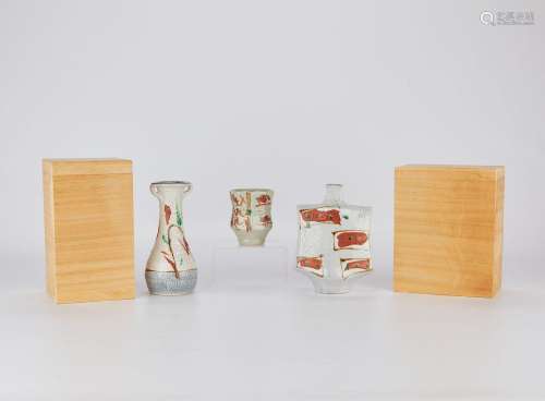 3 Naoyuki Matsubara Pottery Vessels