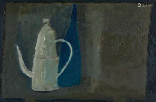 Klaas Gubbels "Still Life in Blue" Oil Painting