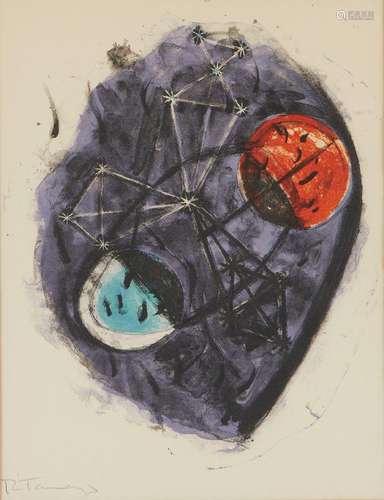 Rufino Tamayo Lithograph Apocalypse de Saint Jean