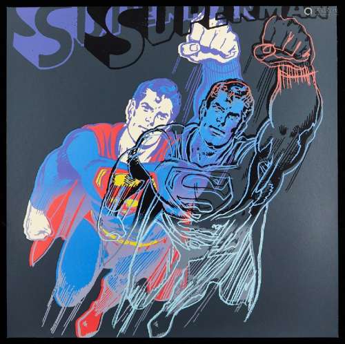 After Andy Warhol "Superman" Screenprint