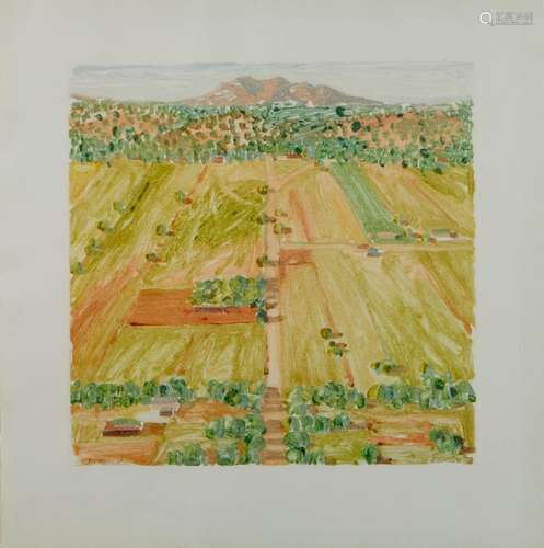 Robert M. Ellis Cristobal Valley No. 10 Monoprint