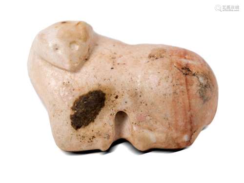 Amulet in the form of a lying bull, Mesopotamia, Late Uruk/D...