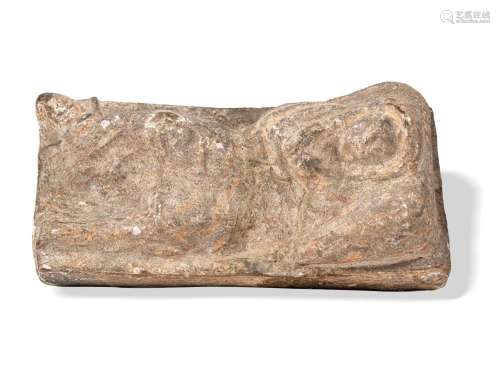 Sleeping Ariadne, Antique relief, Greek/Hellenistic