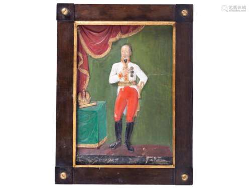 Portrait of Emperor Franz I (1768-1835), Relief portrait of ...