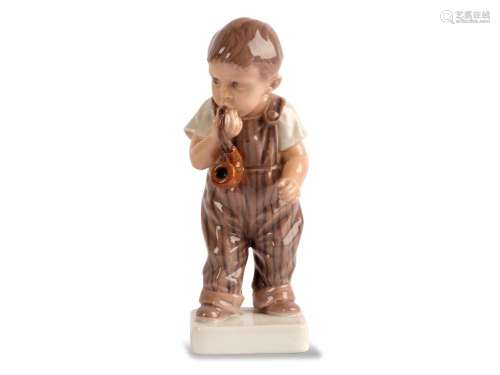 Royal Copenhagen, "Boy with pipe", After a design ...