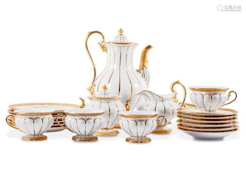 Meissen porcelain, Tea and coffee set, 1st half 20th century