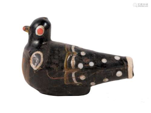 Phoenician sand core glass, In the form of a bird
