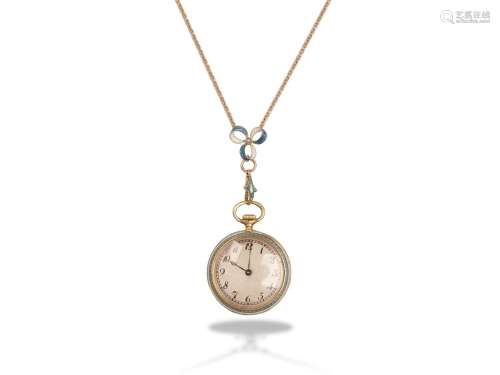 Pocket watch, Around 1910, 18 ct gold