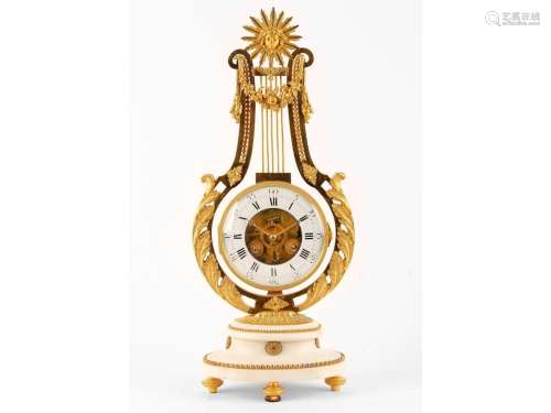 Lyra clock, France, Louis XVI, around 1770/80