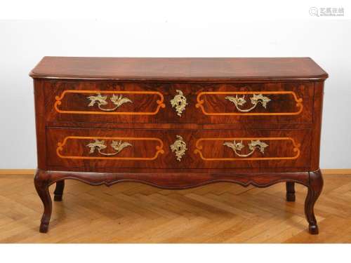 2-layer chest of drawers, Baroque style, Venice