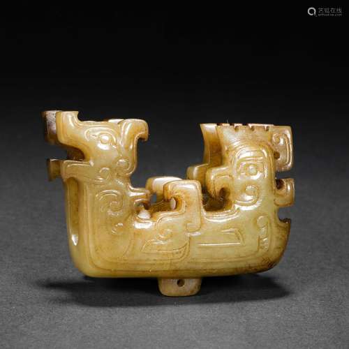 Ming  Dynasty,Hetian Jade Beast