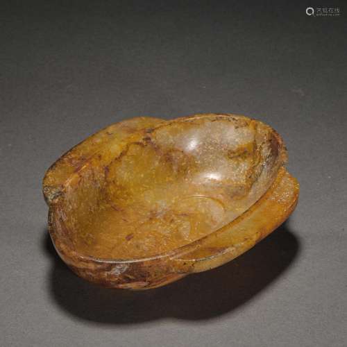 Ming  Dynasty,Hetian Jade Cup