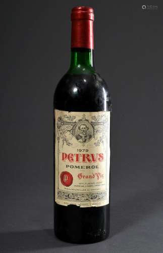 Flasche 1979 Bordeaux Rotwein "Petrus", Grand Vin,...