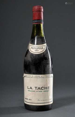 Flasche 1951 Monopole "La Tache", Domaine Romanée ...