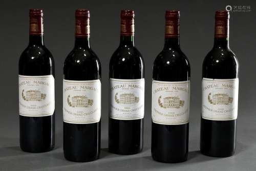 5 Diverse Flaschen Bordeaux Rotwein: 1x 1994 und 4x 1988 &qu...