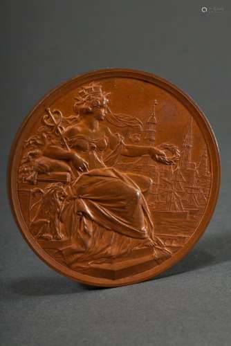 Bronze Medaille 1889, von Chr. Lauer/Nürnberg "Preismed...