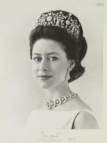 HRH The Princess Margaret, Countess of Snowdon, a signed pho...