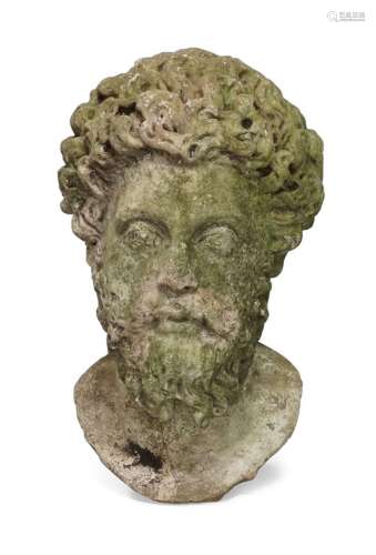 An Italian marble bust of Marcus Aurelius, late 18th/early 1...