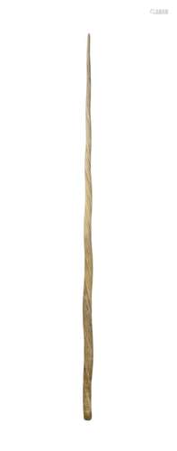 A Narwhal tusk, (Monodon monoceras), 19th century, 206cm lon...