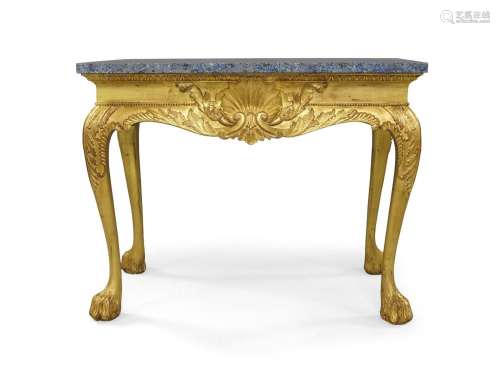 A George II style giltwood centre table, in the manner of Ja...