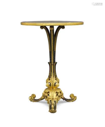 A specimen marble topped occasional table, late 19th century...