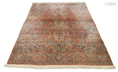 A North West Persian Sarouk carpet, 20th century, with centr...