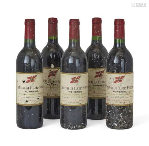 1992 Chateau La Fleur-Petrus, Pomerol, France, five bottles ...