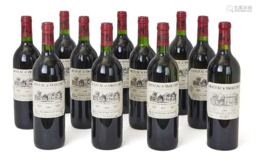 1995 Chateau d'Angludet, Margaux, France, nine bottles, toge...