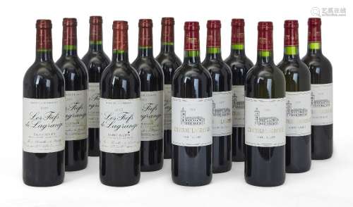 2009 Chateau Lagrange, Saint-Julien, France, six bottles, to...