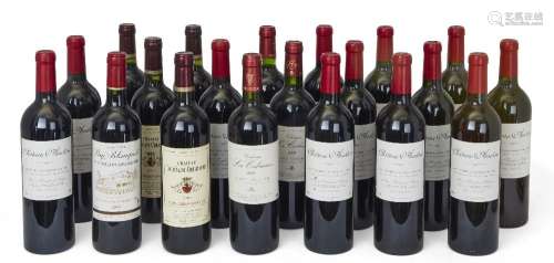 A mixed selection of wines from Saint-Emilion, France, to in...