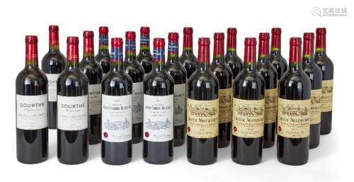 A mixed selection of wines from Saint-Emilion and Montagne S...