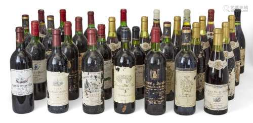 A mixed selection of Old World wines, to include: four bottl...